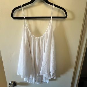 Fashion to Figure flowing spaghetti strap top